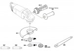 Bosch 3 601 H82 100 Gws 22-230 H Angle Grinder 230 V / Eu Spare Parts